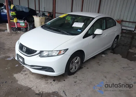 2013 Honda Civic Lx z USA, uszkodzony, nr VIN 2HGFB2F51DH522058
